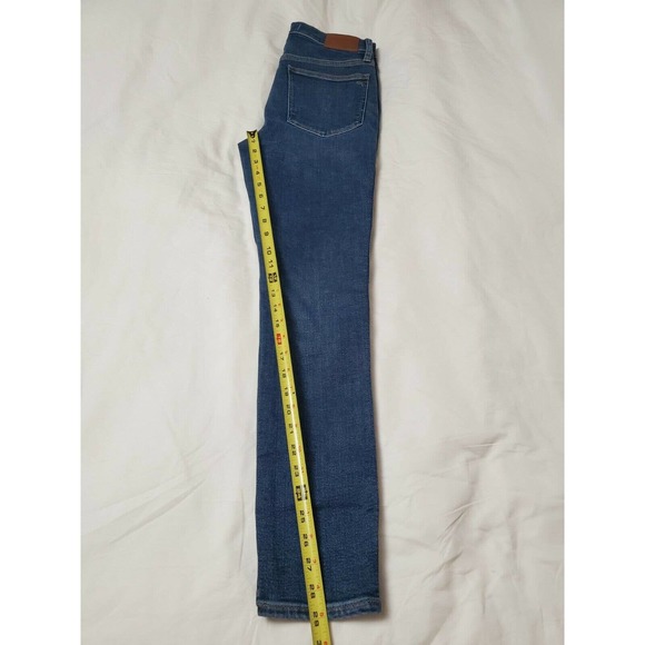 Madewell Women's 10" High-Rise Skinny Jeans in Wendover Wash Size 27 MA616 - Picture 8 of 12